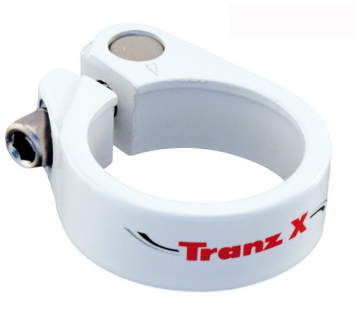 Nyeregszorító bilincs TranzX 34.9mm fehér imbuszos KIFUTÓ 421770075_ANYECS